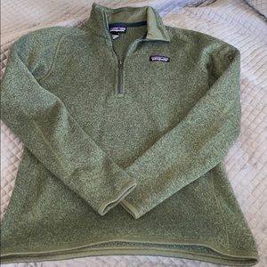 Green Patagonia Quarter Zip